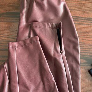 Faux leather leggings from the Lisa Rinna collection